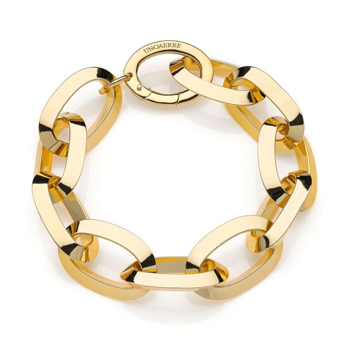 Chain bracelet with maxi oval links