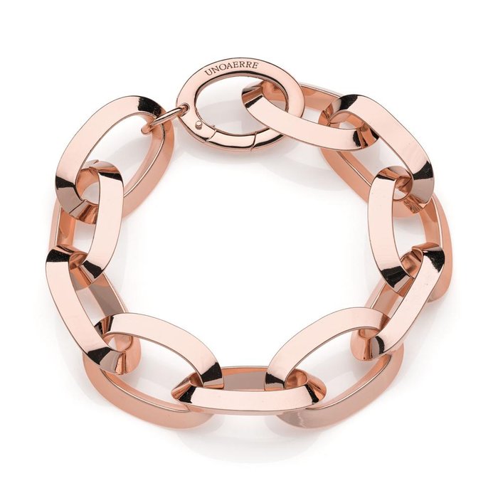 Bracciale catena con maxi maglie ovali