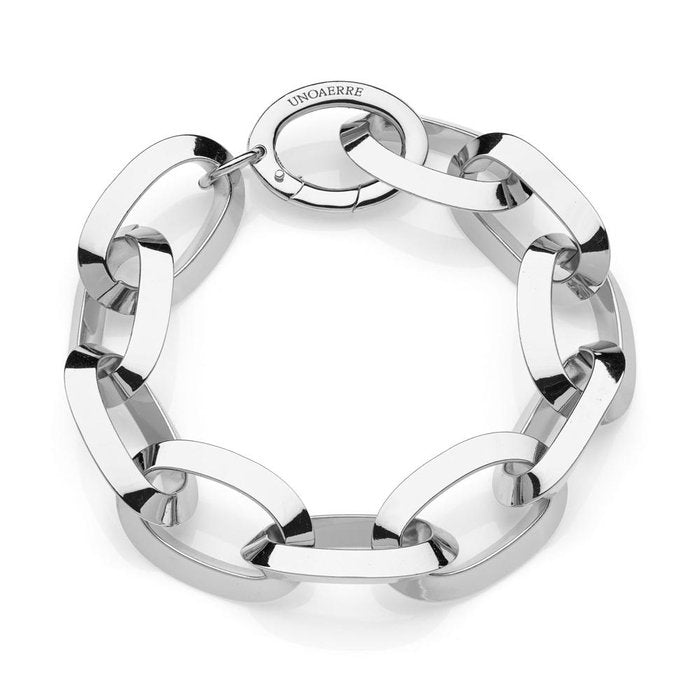 Bracciale catena con maxi maglie ovali