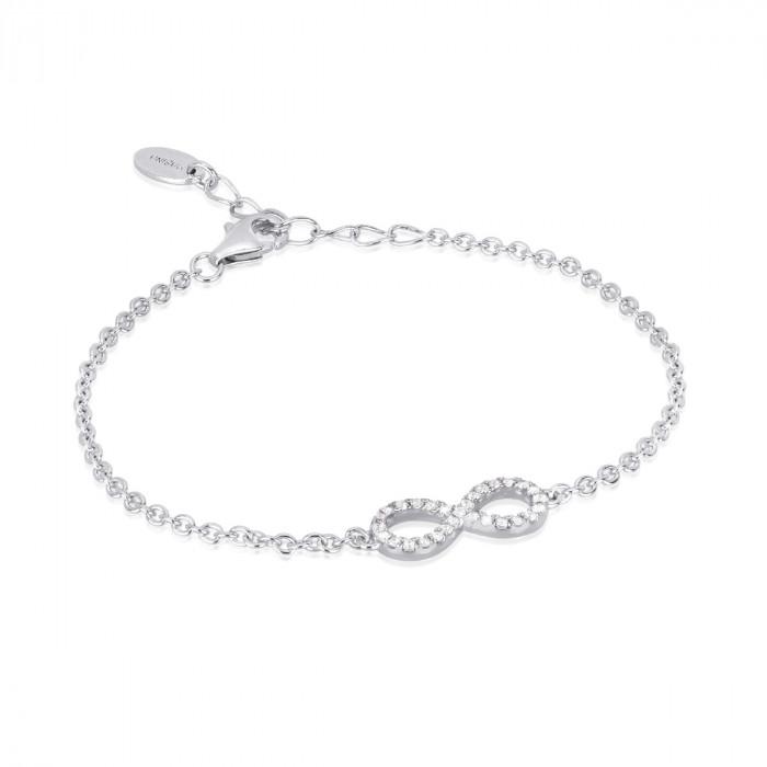 Bracciale centrale cuore strass - gioielleriaperdichizzi.it