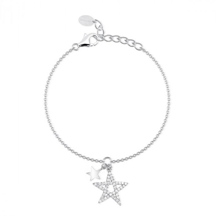 Bracciale pendente stella strass - gioielleriaperdichizzi.it
