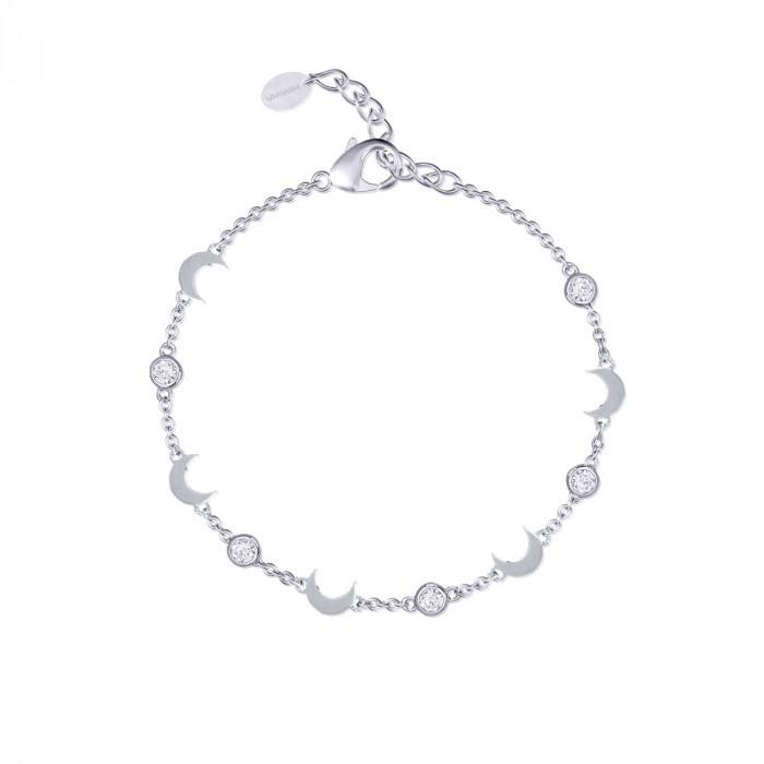 Bracciale armbander lune e cerchi zirconi - gioielleriaperdichizzi.it