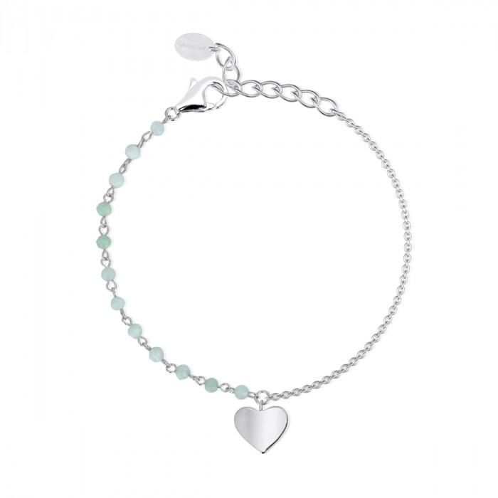 Bracciale perline verdi pendente - gioielleriaperdichizzi.it