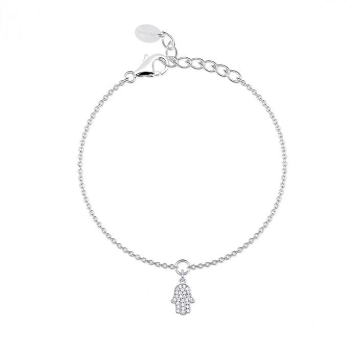 Bracciale armbander pendente mano di fatima strass - gioielleriaperdichizzi.it