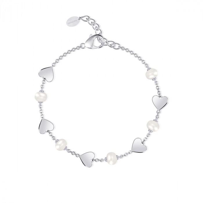 Bracciale armbander perle e cuori - gioielleriaperdichizzi.it