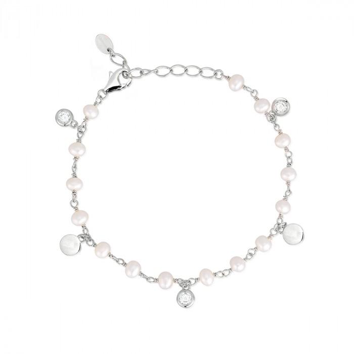 Bracciale perline pendenti strass - gioielleriaperdichizzi.it