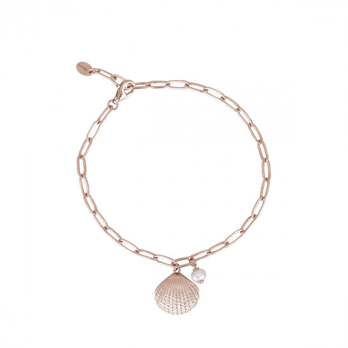 SHELL BRACELET WITH PEARL