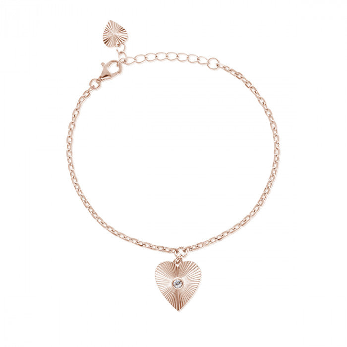 HEART BRACELET WITH RAYS OF LIGHT