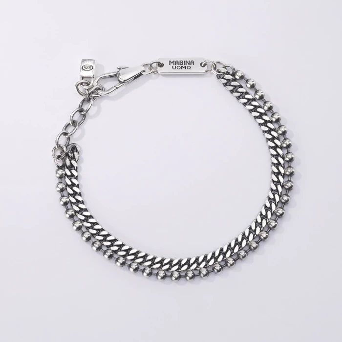 BRACELET multichaîne boule et groumette