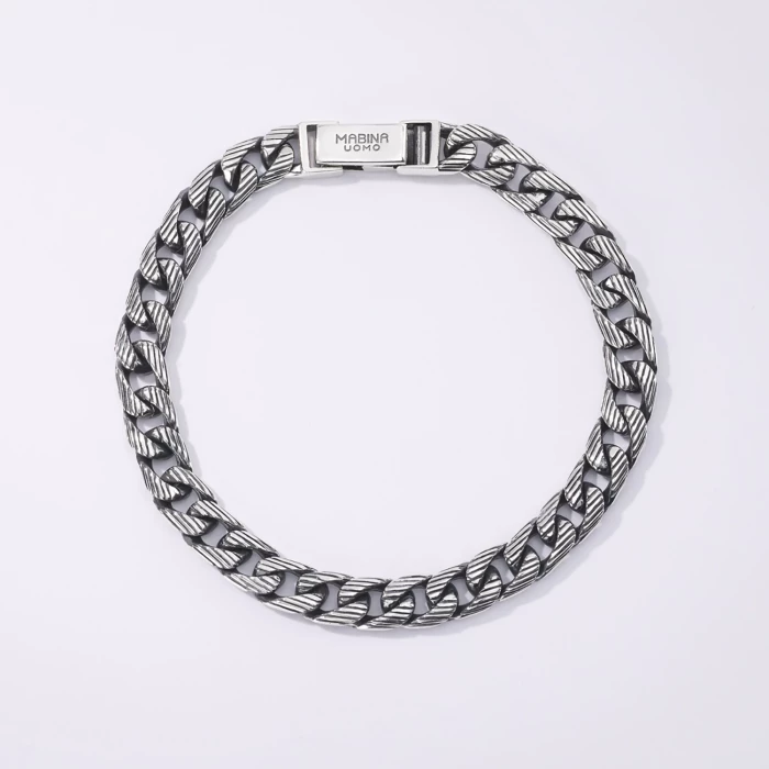 BRACELET striped groumette