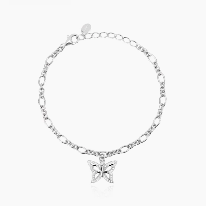 BUTTERFLY AND STONES BRACELET