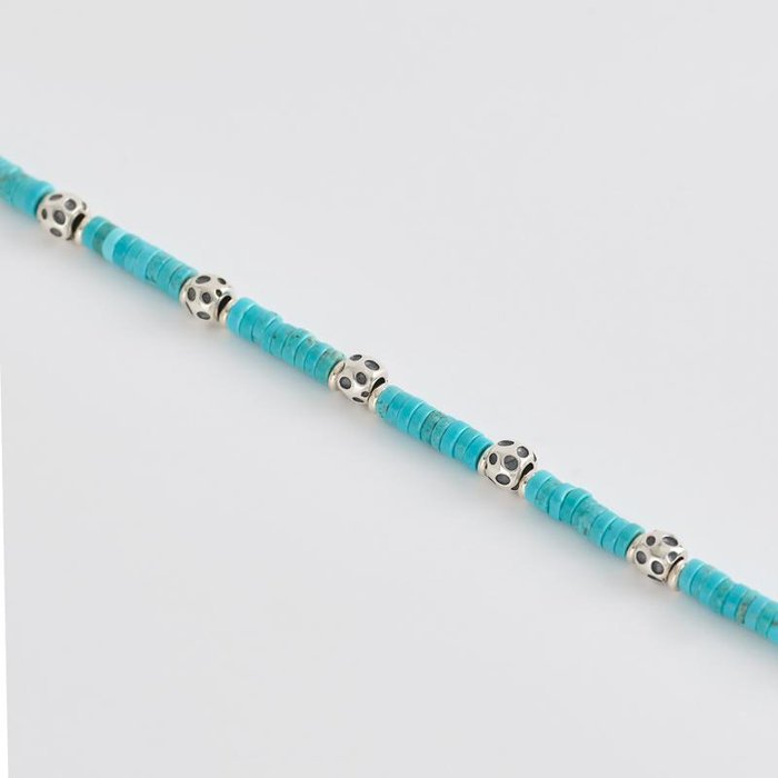 BRACELET TURQUOISE ET ARGENT