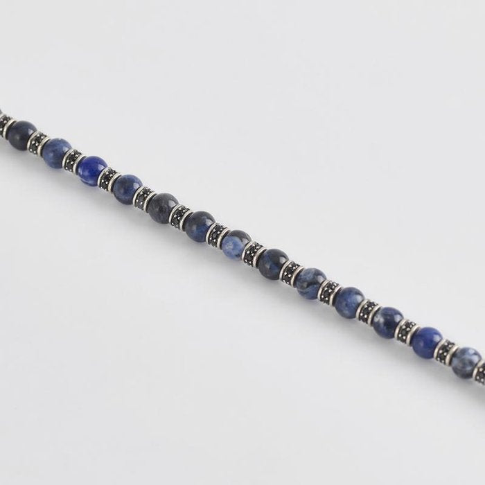 BRACELET SODALITE ET ARGENT