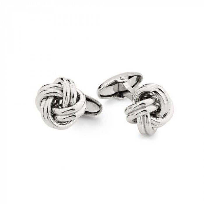 Gemelli in argento bianco