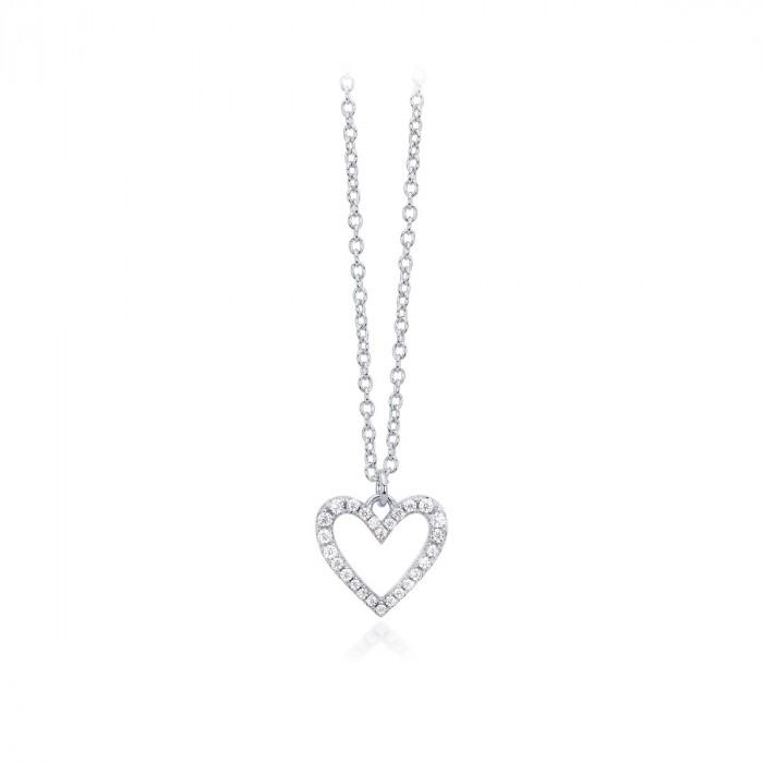 Girocollo halsketten pendente cuore strass - gioielleriaperdichizzi.it