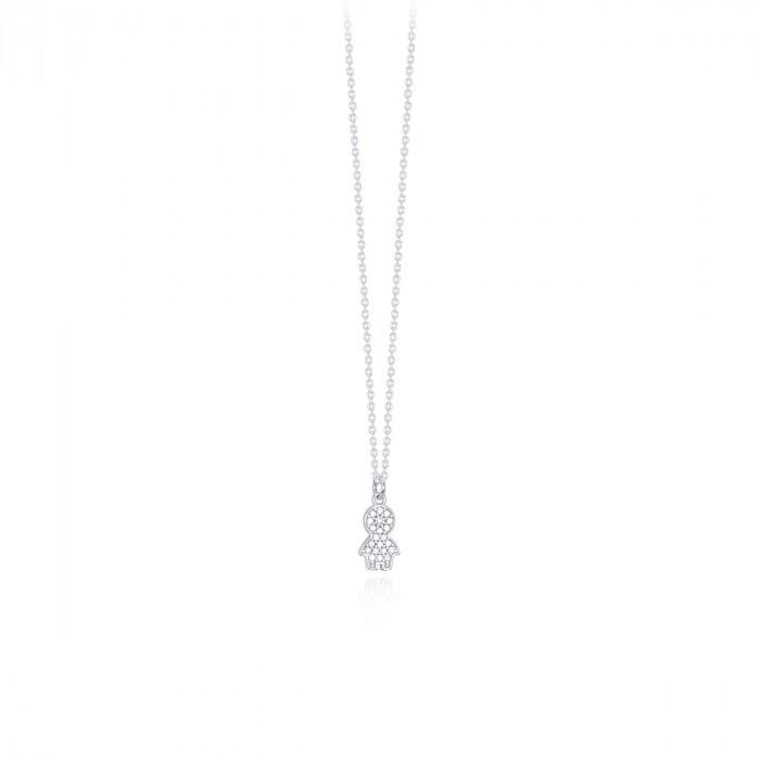 Girocollo pendente bimbo strass - gioielleriaperdichizzi.it