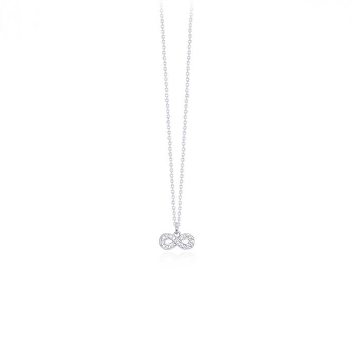 Girocollo pendente infinito strass - gioielleriaperdichizzi.it