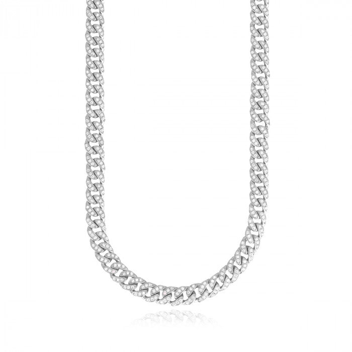 Collier ras du cou à chaîne gourmette