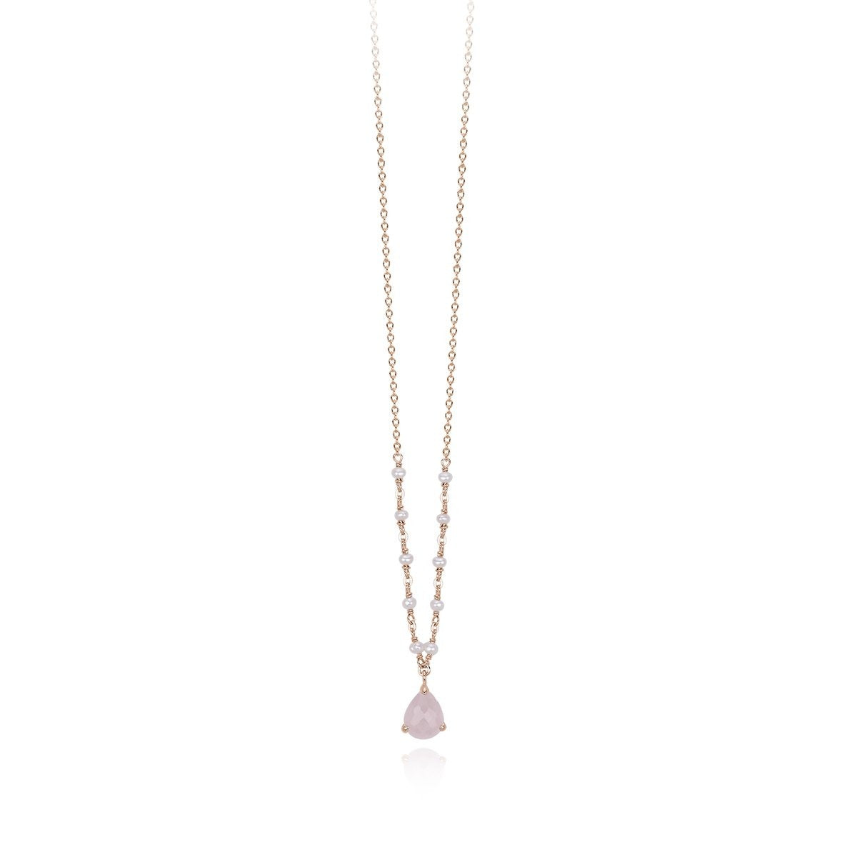 COLLANA CON QUARZO ROSA - gioielleriaperdichizzi.it
