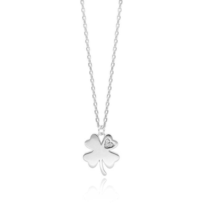 COLLIER TRÈFLE À FEUILLES DE TRÈFLE