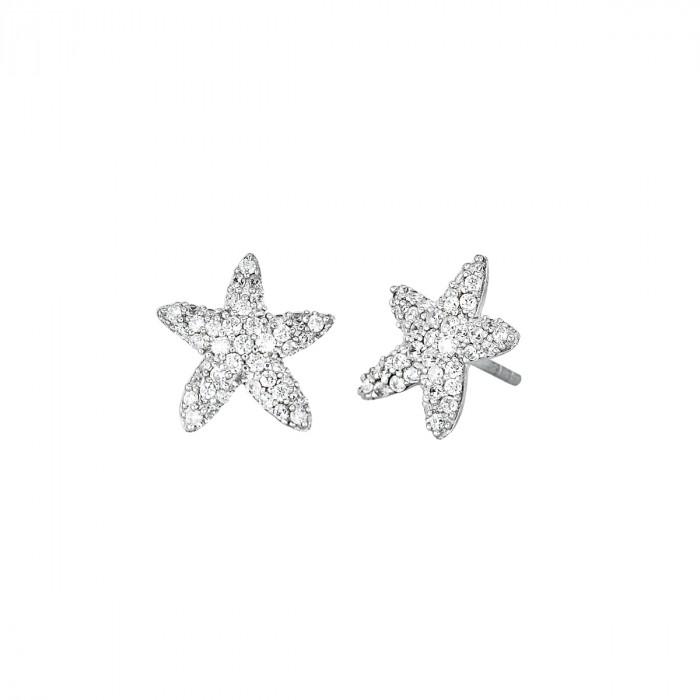 Orecchini stella marina pavè strass - gioielleriaperdichizzi.it
