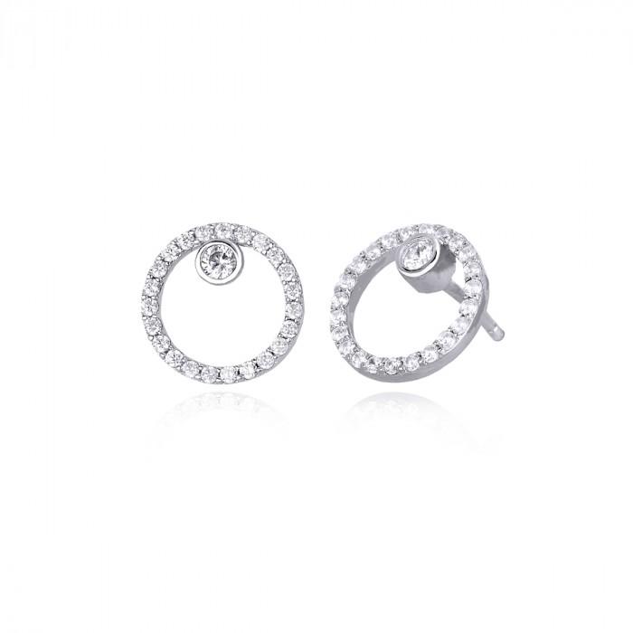 Orecchini cerchio strass - gioielleriaperdichizzi.it