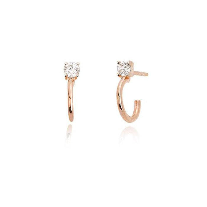 BOUCLES D'OREILLES CRÉOLES AVEC POINTE LUMIÈRE