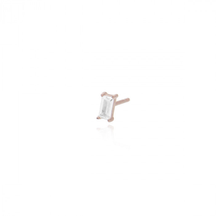SINGLE BAGUETTE EARRING