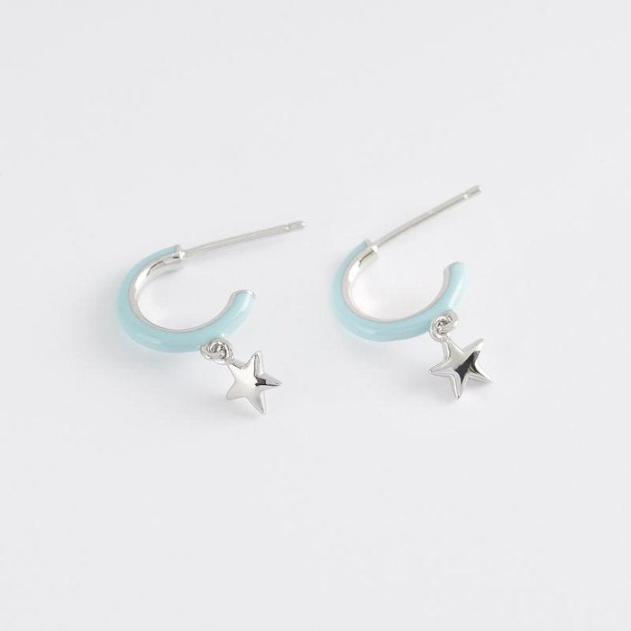 BOUCLES D'OREILLES EN ARGENT 925/