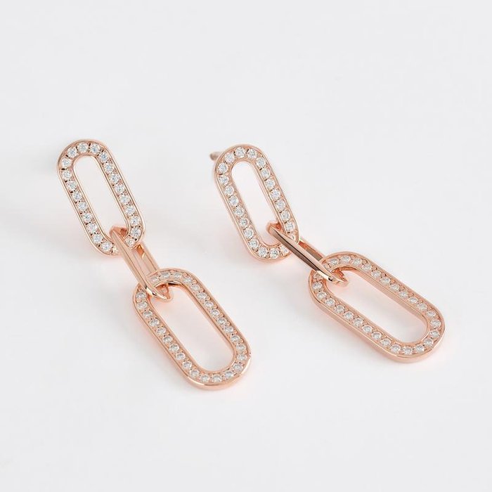 BOUCLES D'OREILLES EN ARGENT 925/