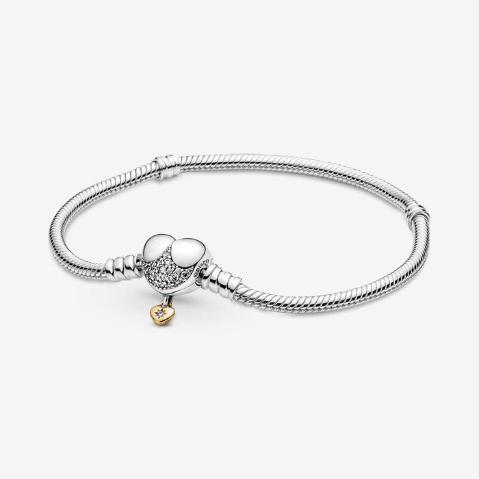 Disney, Bracciale Chiusura Cuore con Pendente