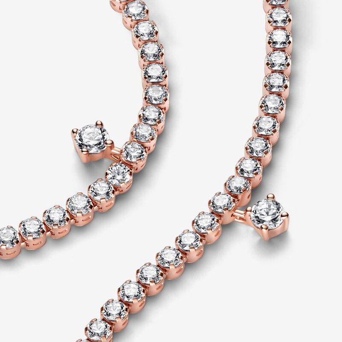 Bracelet de tennis avec gouttes lumineuses