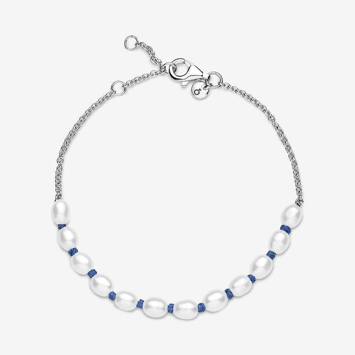 Bracciale con Perle Coltivate d'Acqua Dolce Trattate