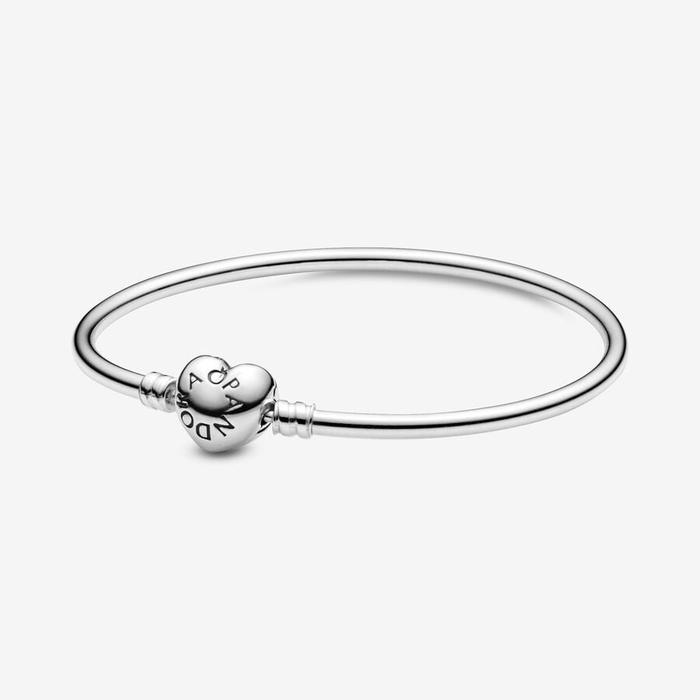 Bracciale Rigido con Chiusura a Cuore