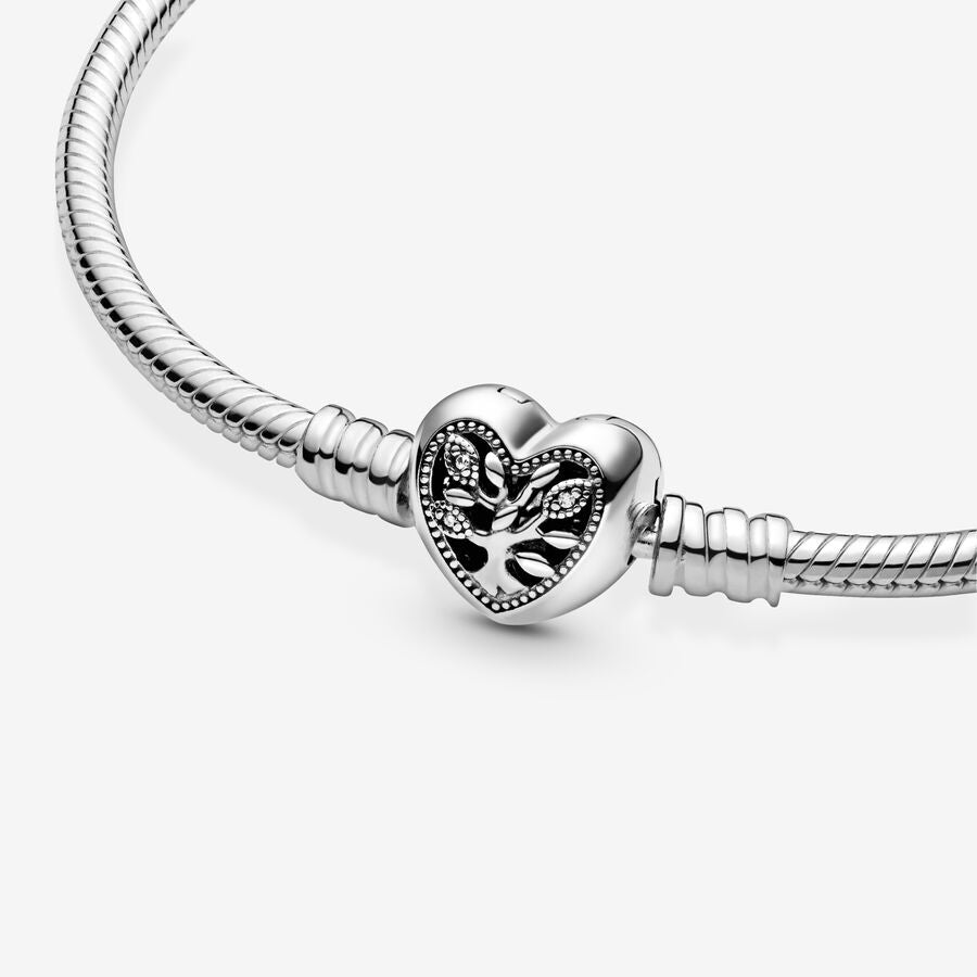 Bracelet avec fermoir cœur arbre généalogique