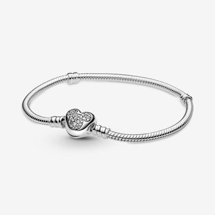 Disney, Bracciale Cuore Scintillante Mickey Mouse