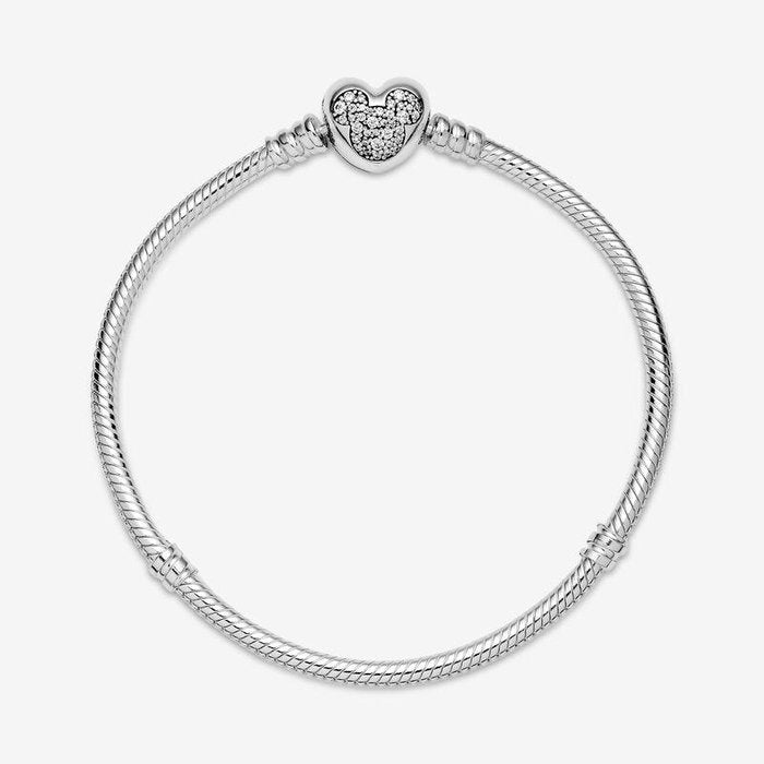 Disney, Bracciale Cuore Scintillante Mickey Mouse