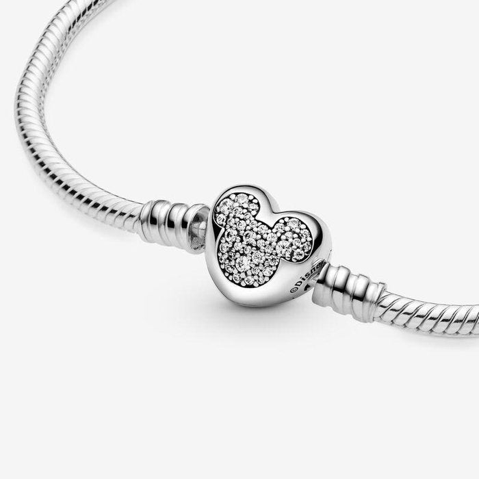 Disney, Bracciale Cuore Scintillante Mickey Mouse