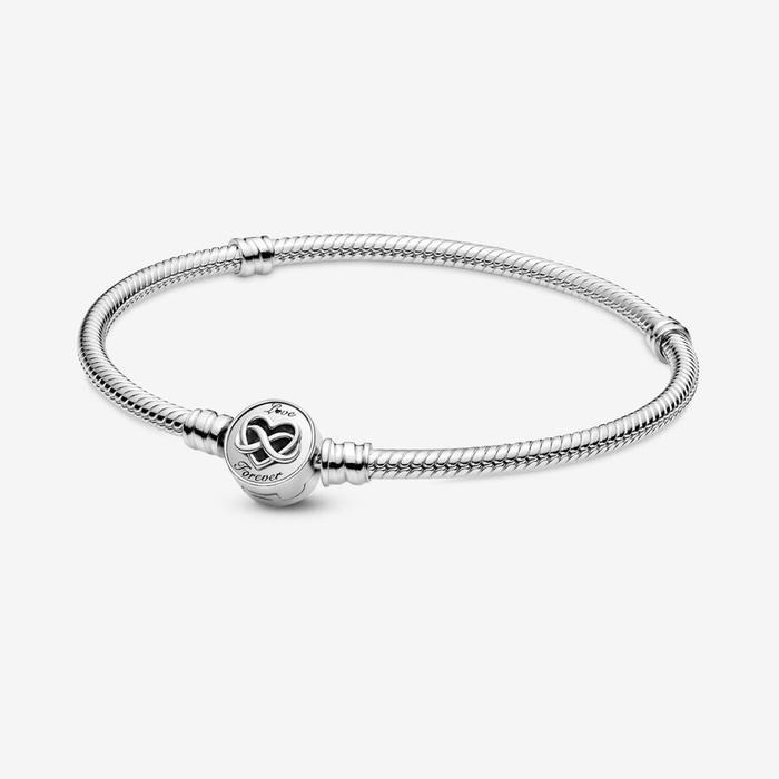Bracciale con Chiusura a Cuore Infinito
