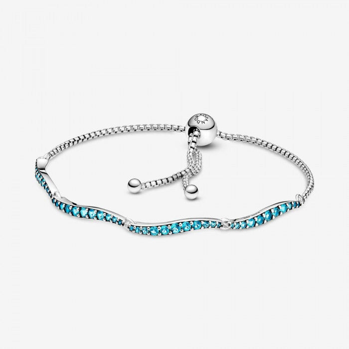 Bracciale regolabile Onde blu