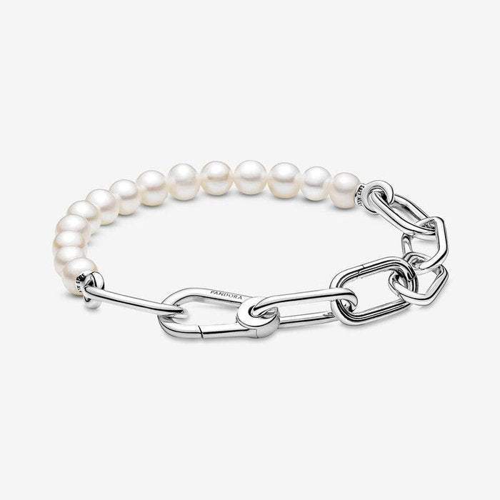 Bracelet à maillons Pandora ME en perles de culture d'eau douce traitées