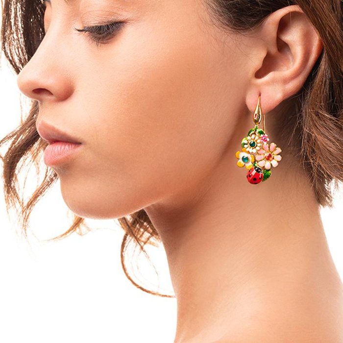 Boucles d'oreilles Jardin secret