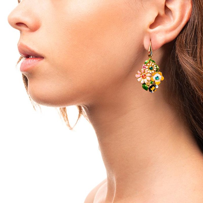 Boucles d'oreilles Jardin secret