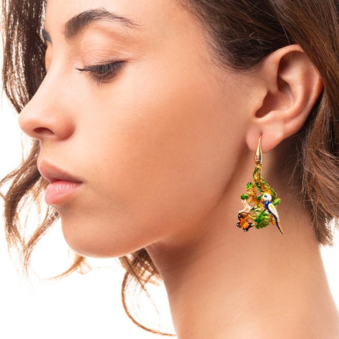 Boucles d'oreilles Terre/Air