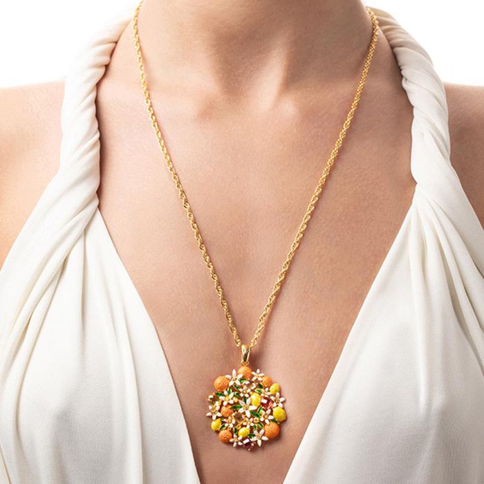 Orange Blossom Pendant