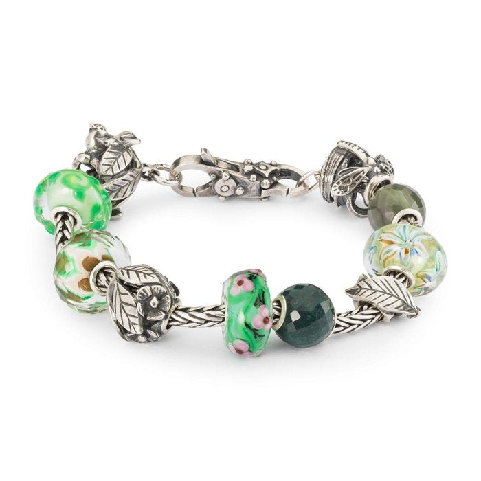Round Faceted Green Chalcedony