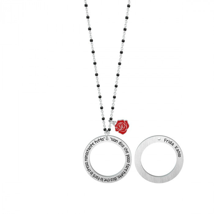 Collana frida kahlo "non dico che posso..."