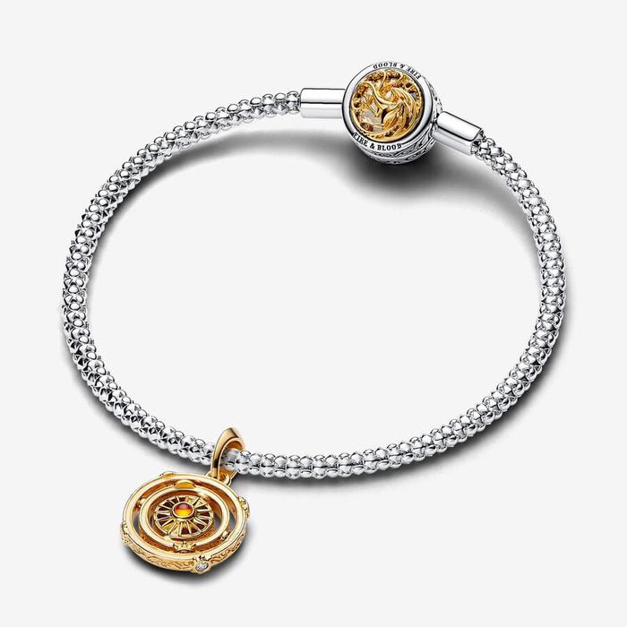 Breloque Game of Thrones, pendentif Astrolabe Tournant