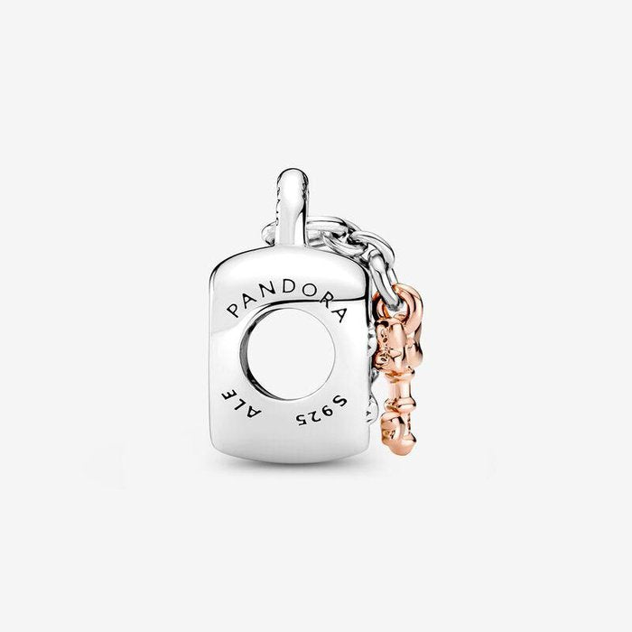 Disney, Charm Lucchetto d'Amore Mickey Mouse & Minnie