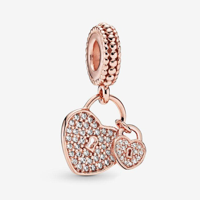 Love Lock Pendant Charm